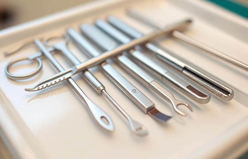 Sterilised dental instruments